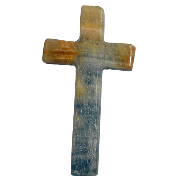 Light Blue Onyx Cross