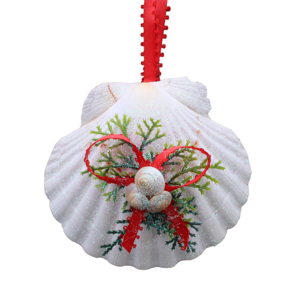 Irish Scallop Shell Ornament