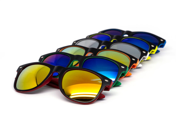 Neon Mirror Sunglasses