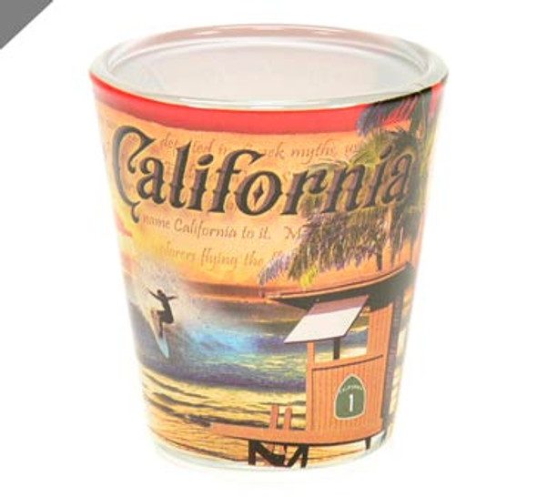 California Scene Frost Shot Glass