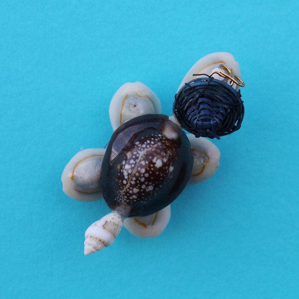 Turtle with Blue Hat Magnet