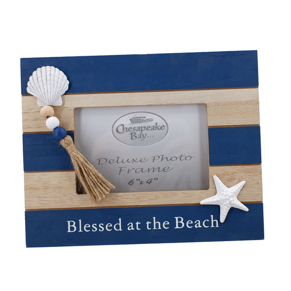 Blesses at the Beach Nautical 4x6 Picture Frame