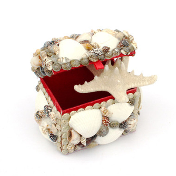 Small Seashell Treasure Chest