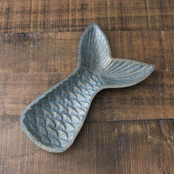 6.5" Mermaid Tail Cast Iron Dish