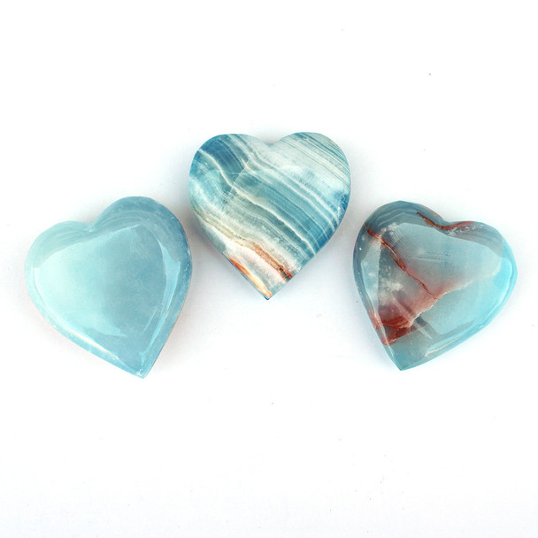 2" Blue Hearts