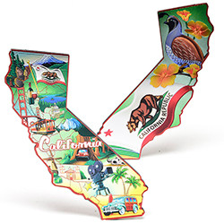Double-Sided California Magnet