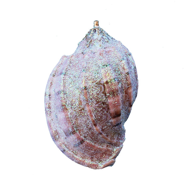 Small Glitter Harpa Seashell Ornament