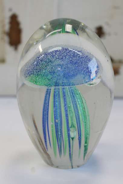 Blue Green Glass Jellyfish