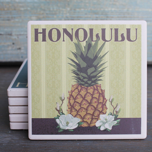 Honolulu Pineapple Coaster