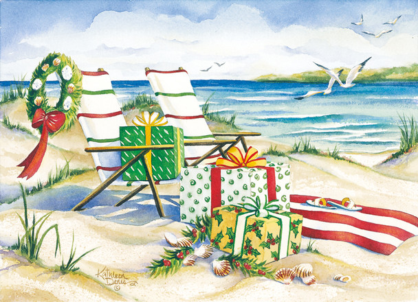 Canvas Beach Chairs Cards