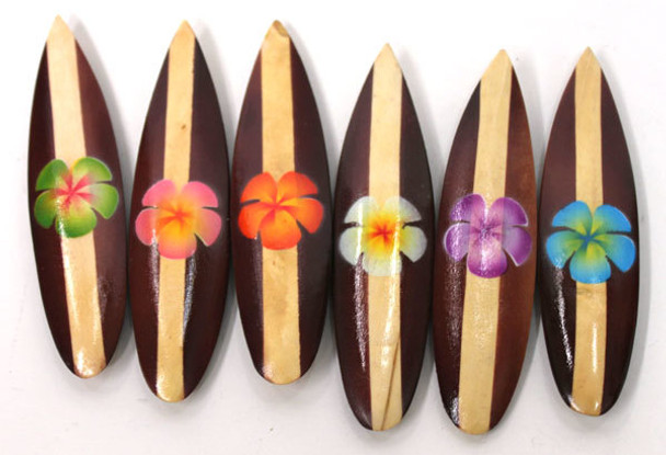 Hibiscus Surfboard Magnets