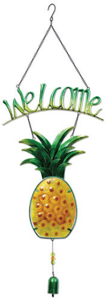 Metal Pineapple Welcome Sign