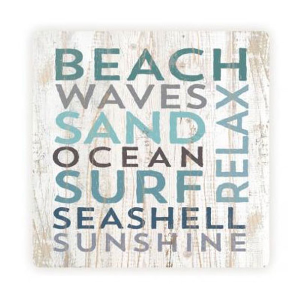 Beach Waves Word Coaster