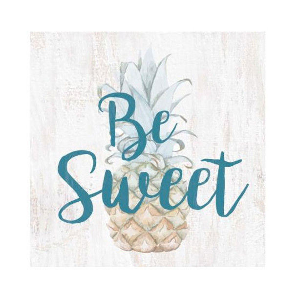 Be Sweet Pineapple Small Block Sign
