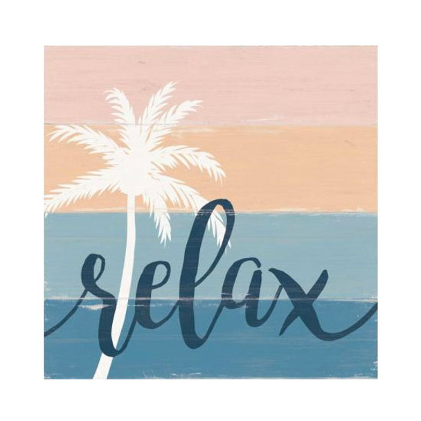 Relax Palm Tree Sign