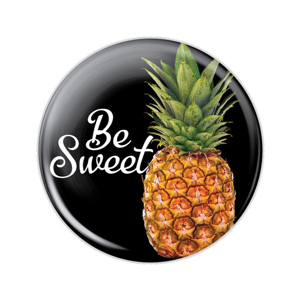 Be Sweet Pineapple Button