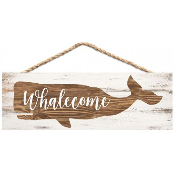 Whalecome Rope Sign