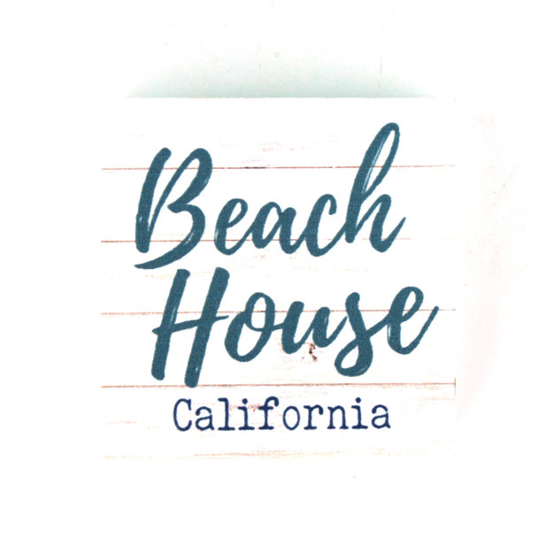 Beach House Square Sign