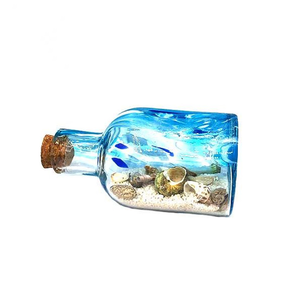 Glass Message in a Bottle