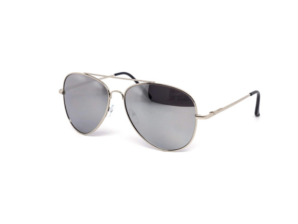 Silver Aviator Sunglasses