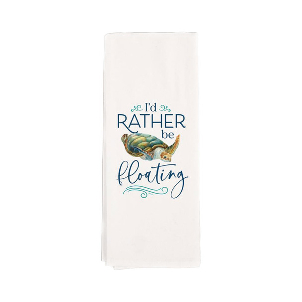 Rather be Floating Towel