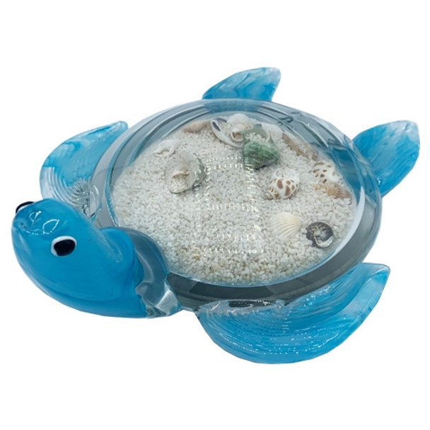 Glass Turtle with Shells