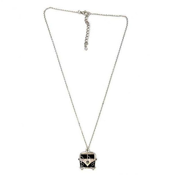 VW Bus Mood Necklace on Chain