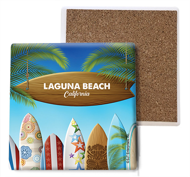 Laguna Beach Surfboards Coaster