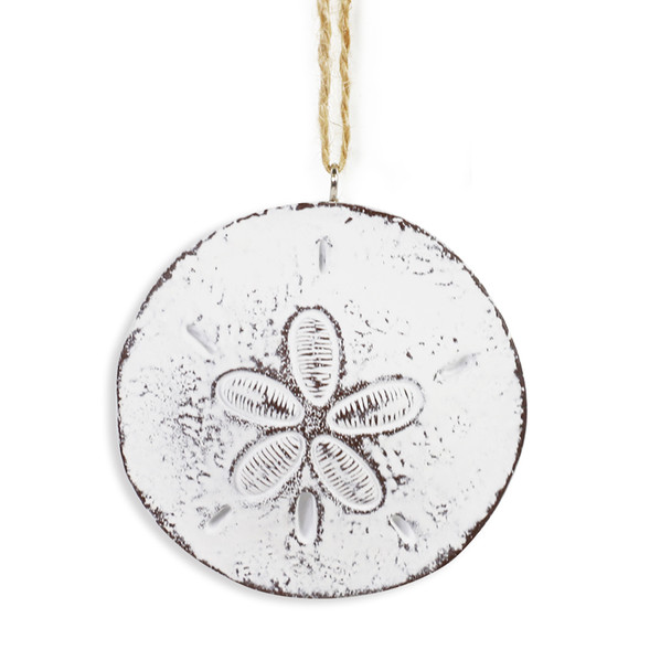 White Sand Dollar Ornament