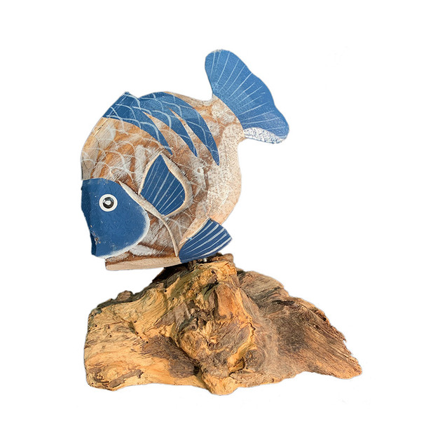 Blue Fish Figure