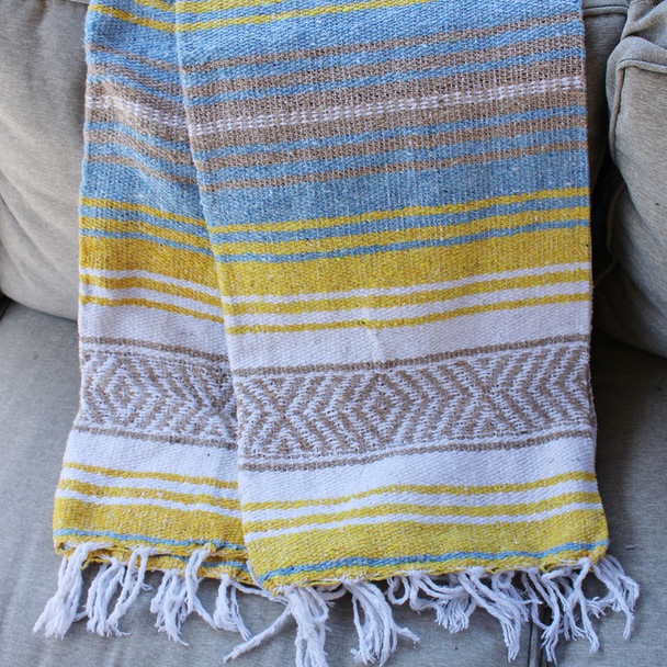 Blue & Yellow Blanket