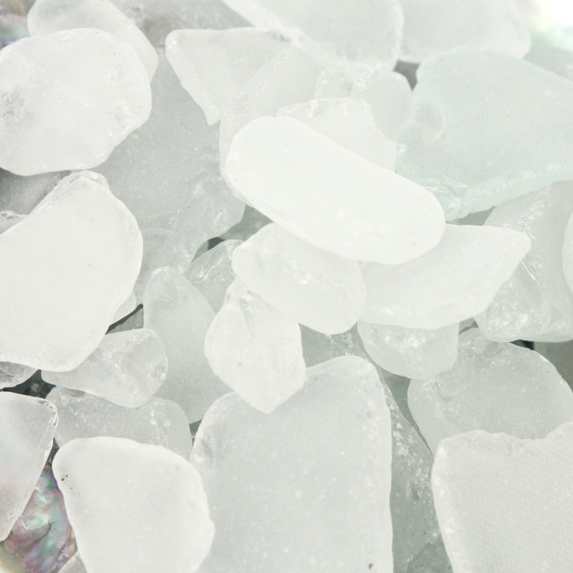 White Sea Glass - Imitation Seaglass - California Seashell Company