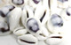 Purple Top White Cowries - 50 Pieces