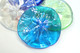 Sand Dollar Glass Paper Weights - Set of 4