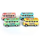 1962 VW Classic Bus Flower Die Cast Car - MAGNET - 1 Dozen