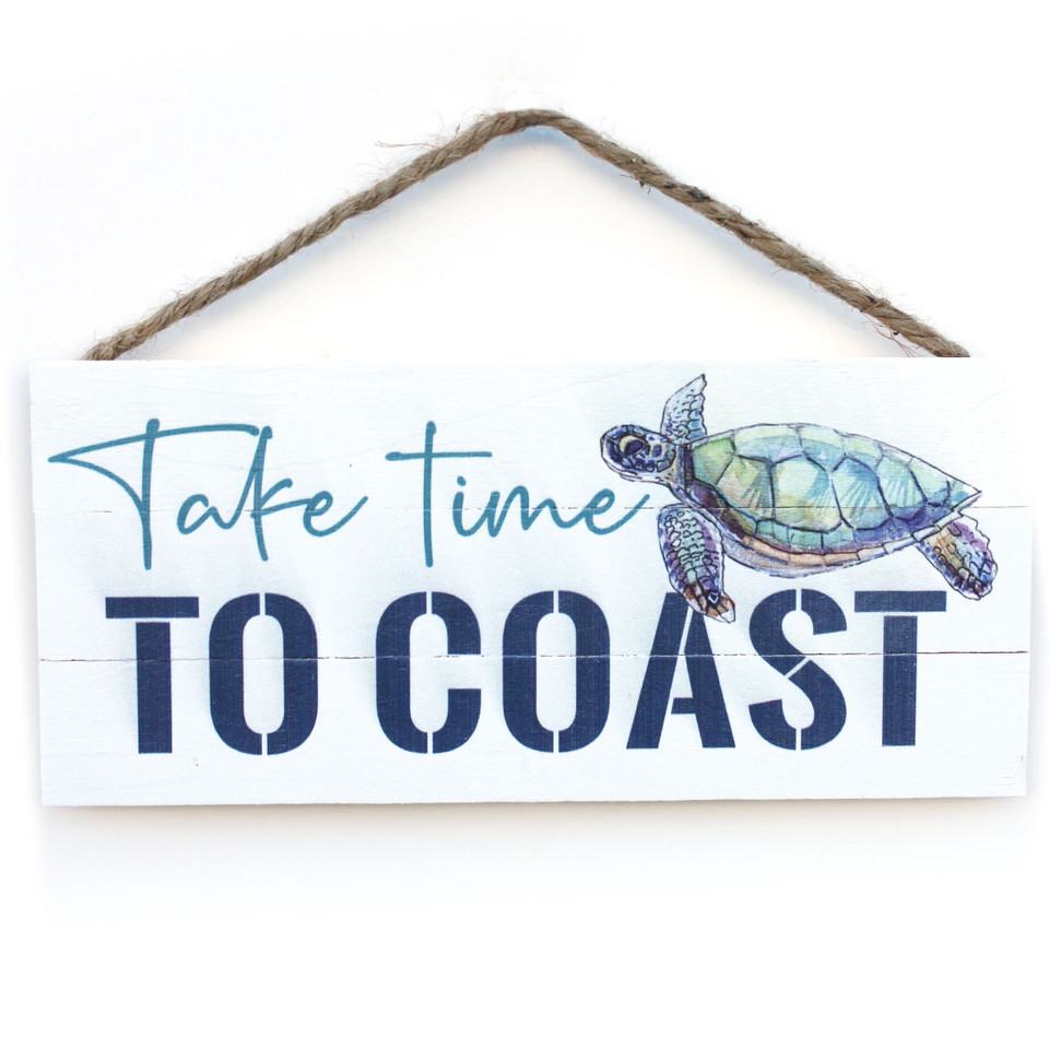 Coastal Wood Signs Made in the USA California Seashell Company