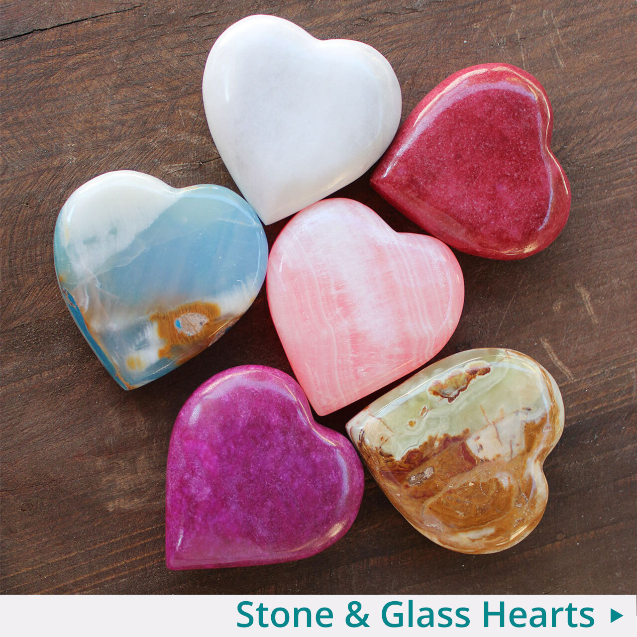 Glass & Stone Hearts