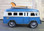 Blue metal van