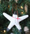 Snowman Starfish Christmas Ornament