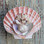 Hand-Crafted Irish Flat Shell Collage Ornament