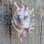 Hand-Crafted Sliced Millipede Shell Collage Ornament