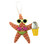 Beach Bucket Girl Starfish Ornament Lime Green Bikini