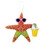 Beach Bucket Boy Starfish Ornament Lime Green Shorts