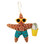 Beach Bucket Boy Starfish Ornament Turquoise Shorts