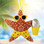 Beach Bucket Boy Starfish Ornament
