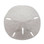 Large Keyhole Sand Dollar Glittered Christmas Ornament
