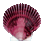 Purple Scallop Shell 3"
