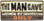 Man Cave Invitation Metal Sign