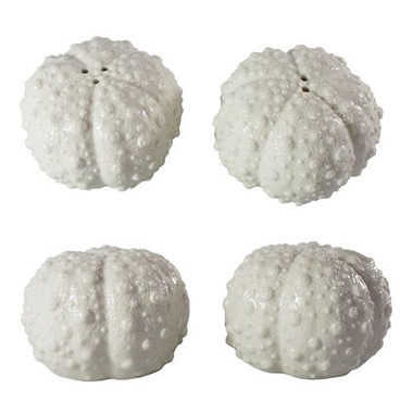 Sea Urchin Salt & Pepper Shakers - Coastal Kitchen Decor - California ...