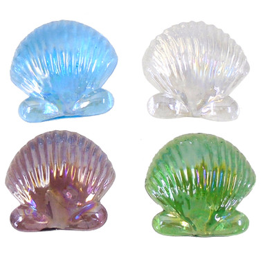 Shell Glass Stones (Per Pack) Craft Supplies